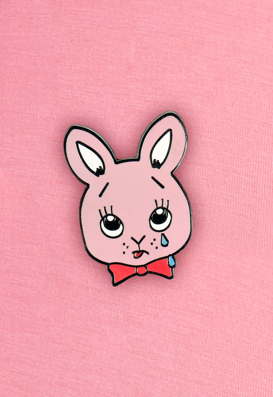 Bunny Tears Pin Badge